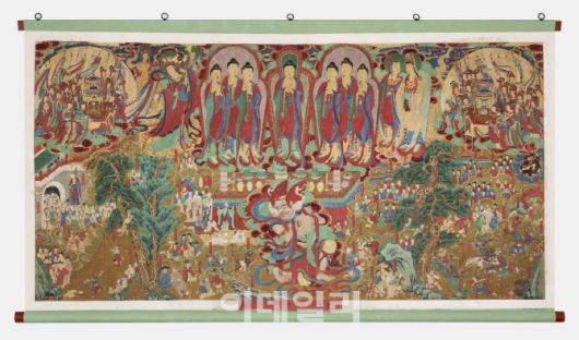 국가지정유산 보물로 지정된 ‘화성 용주사 감로왕도’. (사진=국가유산청)