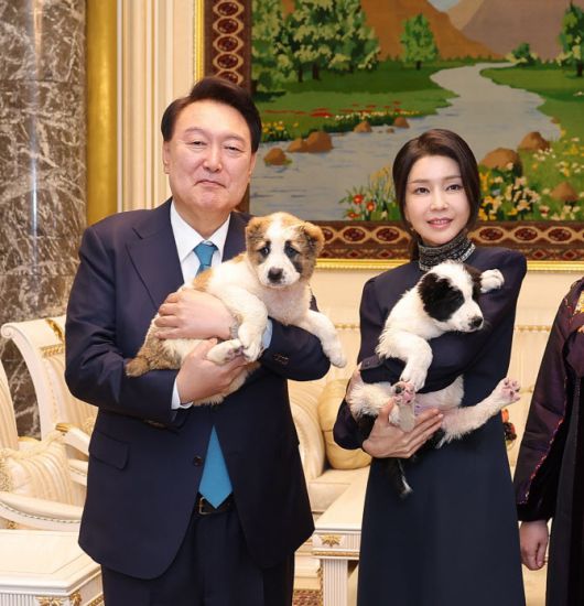 윤석열 대통령, 김건희 여사 부부. (사진=대통령실)