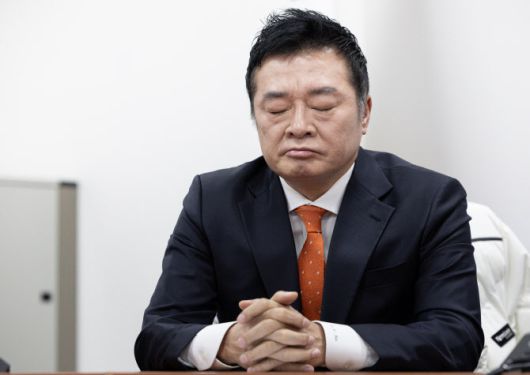 김철근 전 개혁신당 사무총장이 16일 오전 서울 여의도 국회에서 열린 최고위원회의에 자리하고 있다. (사진=뉴스1)