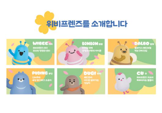 우리금융그룹 공식 캐릭터 위비프렌즈. (자료=우리금융)