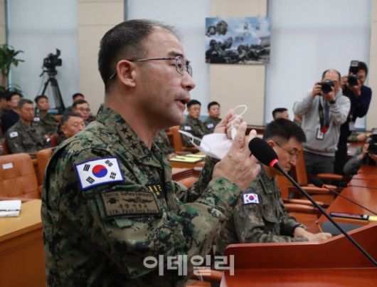 곽종근 육군 특수전사령관이 지난해 12월 10일 오전 서울 여의도 국회에서 열린 국방위원회 전체회의에 출석해 질의에 답변하고 있다. (사진=이데일리 노진환 기자)