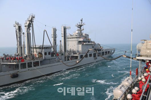 해군기동함대사령부가 25~27일 서해와 남해상에서 군사대비태세 확립을 위한 해상훈련을 실시하고 있다. (사진=해군)
