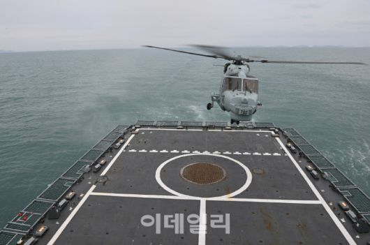 해군기동함대사령부가 25~27일 서해와 남해상에서 군사대비태세 확립을 위한 해상훈련을 실시하고 있다. (사진=해군)