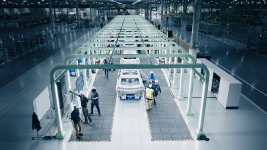 미국 조지아주 엘라벨 ‘현대자동차그룹 메타플랜트 아메리카’에서 차량이 생산되고 있다. (사진=현대차그룹)