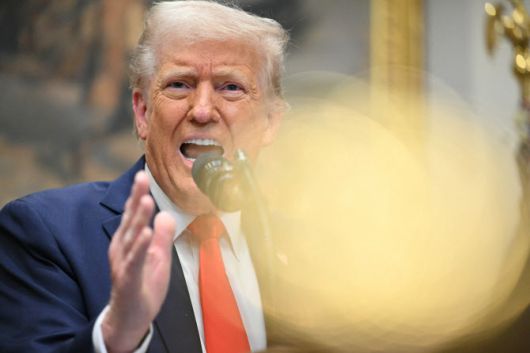 3월 3일 워싱턴 DC 백악관의 루스벨트룸에서 연설 중인 도널드 트럼프 미국 대통령.(사진=AFP)