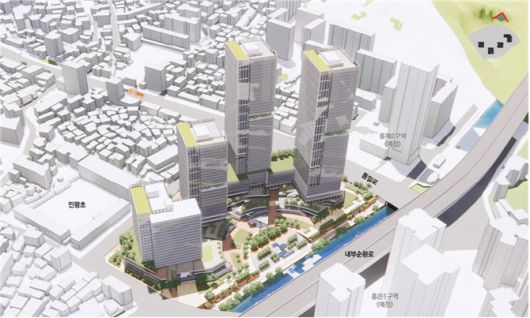 서대문구 유진상가, 인왕시장 일대 정비사업 조감도(자료=서울시)