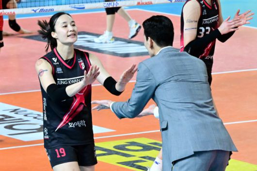 지난 시즌 정관장의 돌풍을 이끈 주역인 표승주가 다음 시즌 V리그 코트에서 볼 수 없게 됐다. 사진=KOVO