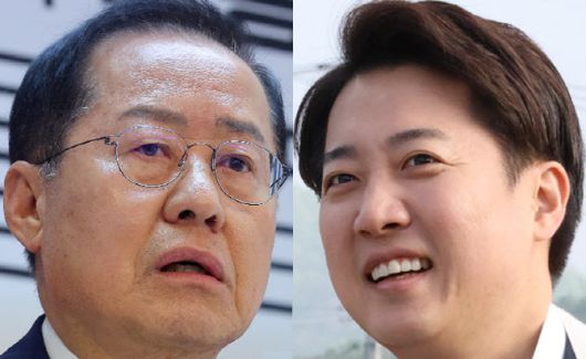 홍준표 국민의힘 대선 경선 후보(왼쪽), 이준석 개혁신당 대선 후보 (사진=연합뉴스)