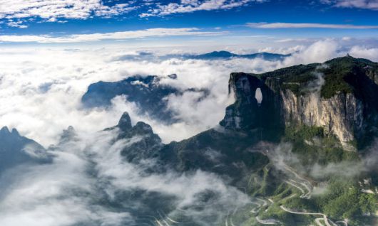 장가계 천문동 전경