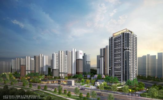 동탄 꿈의숲 자연앤데시앙 투시도.(사진=태영건설)