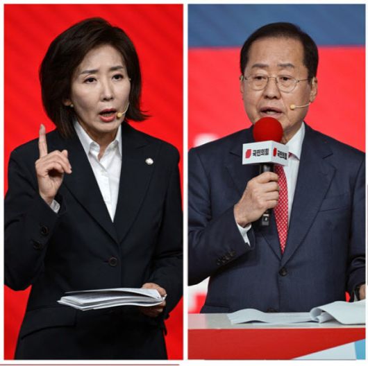 나경원 국민의힘 의원이 정계를 은퇴하고 미국에 머무는 홍준표 전 대구시장을 향해 돌아와 달라고 호소했다. (사진=연합뉴스)