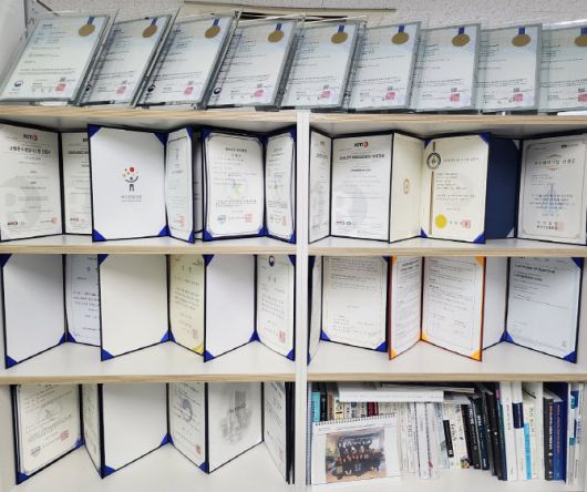 인피닛블록은 기술 개발에도 힘쓰는 기업으로 25건의 특허를 등록했다.(사진=이데일리 강민구 기자)