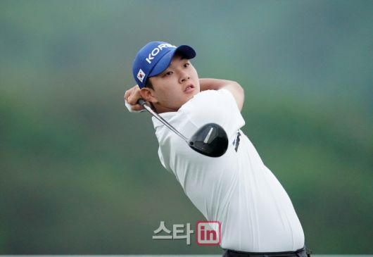 국가대표 김민수. (사진=코오롱 한국오픈 조직위원회)