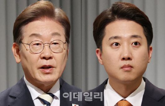 이재명 더불어민주당 대선후보, 이준석 개혁신당 대선후보 (사진=국회사진기자단)
