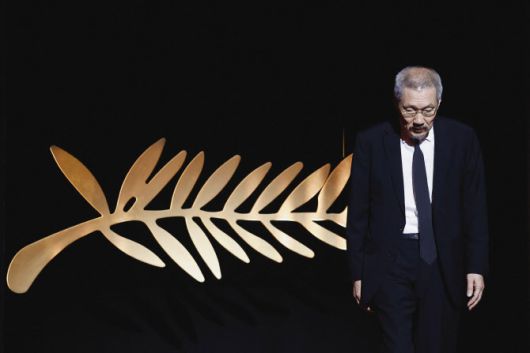 제78회 칸국제영화제 페막식에 심사위원 자격으로 참석한 홍상수 감독. (사진=로이터)