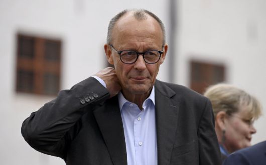 프리드리히 메르츠 독일 총리가 26일(현지시간) 핀란드 파이미오의 파이미오 요양원에서 열린 북유럽 총리 회의에 참석했다.(사진=AFP)