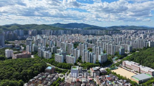 1기 신도시 지역인 성남시 분당구 정자공원 일대 전경.(사진=성남시)