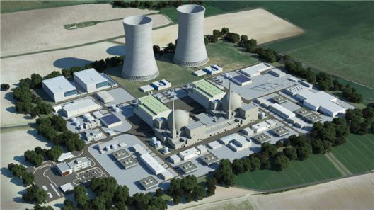 한국수력원자력이 수주한 체코 두코바니 원전 5·6호기 조감도. 오는 2029년 착공해 2037년 완공 계획이다.(사진=한수원)