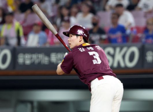 키움 히어로즈 시절 김혜성. 사진=연합뉴스