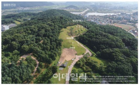 공주 무령왕릉과 왕릉원 전경(사진=국가유산청)