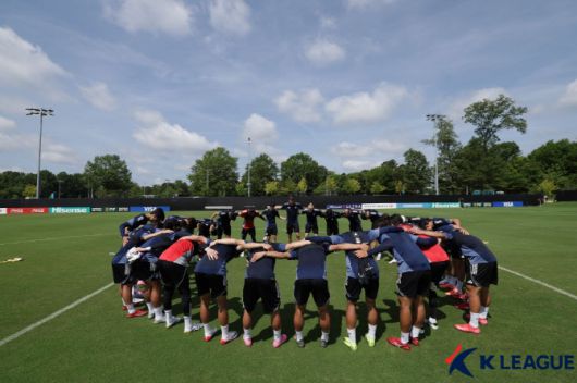 울산 선수단. 사진=한국프로축구연맹