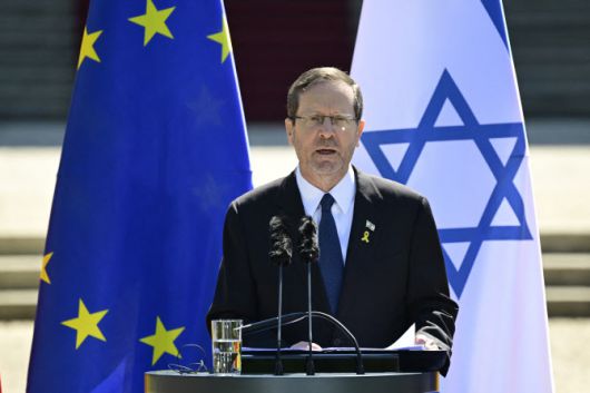 아이작 헤르조그 이스라엘 대통령.(사진=AFP)