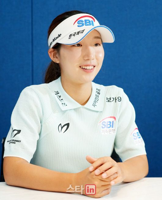 이동은이 지난 17일 서울 삼성동에서 이데일리와 인터뷰를 하고 있다.(사진=이데일리 골프in 조원범 기자)