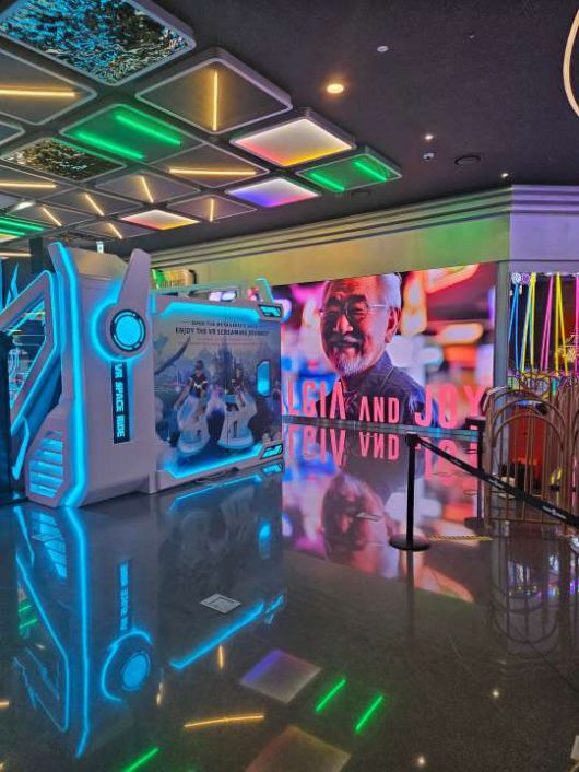 인스파이어 리조트 내에 비치된 VR체험설비. (사진=김정유 기자)