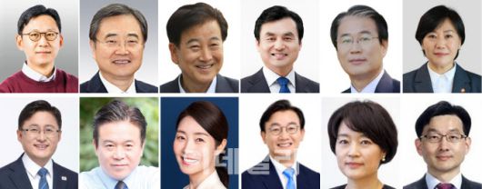 이재명 대통령이 23일 11개 부처 장관 후보자를 지명했다. 대통령실은 과학기술정보신부 장관 후보자에 배경훈(윗줄 왼쪽부터) LG AI연구원장, 외교부 장관 후보자에 조현 전 외교부 차관, 통일부 장관 후보자에 정동영 더불어민주당 의원, 국방부 장관 후보자에 안규백 더불어민주당 의원, 국가보훈부 장관 후보자에 권오을 전 의원을 지명, 농림축산식품부 장관은 송미령 현 장관을 유임, 환경부 장관 후보자에 김성환(아랫줄 왼쪽부터) 더불어민주당 의원, 고용노동부 장관 후보자에 김영훈 한국철도공사 기관사, 여성가족부 장관 후보자에 강선우 더불어민주당 의원, 해양수산부 장관 후보자에 전재수 더불어민주당 의원, 중소벤처기업부 장관 후보자에 한성숙 전 네이버 대표를 지명, 국무조정실장에는 윤창렬 LG글로벌 전략개발원장을 임명했다고 밝혔다. (사진=대통령실 제공)