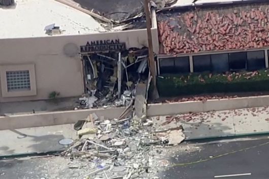 팜스프링 차량 폭발 (사진=로이터)