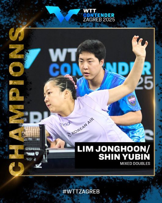 신유빈과 임종훈. 사진=WTT