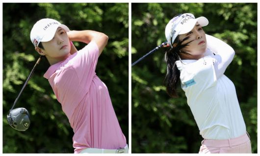 왼쪽부터 박성현, 윤이나(사진=AFPBBNews)