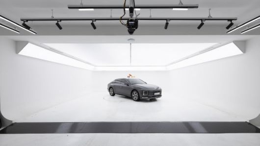 SK렌터카 오토옥션 ‘360도 VR 자동화 촬영’ 시스템 (사진=SK렌터카)