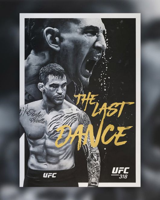 더스틴 포이리에의 ‘라스트 댄스’를 표현한 경기 이미지. 사진=UFC