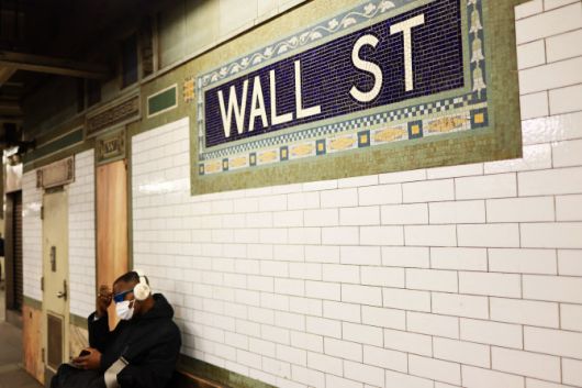 미국 뉴욕 월스트리트 지하철역. (사진=AFP)