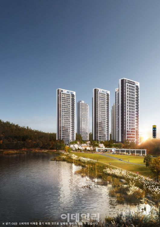 대야미역 금강펜테리움 레이크포레 조감도(사진=금강주택)