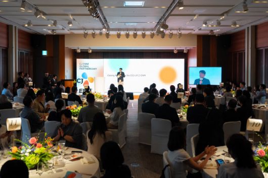 ‘CJ ENM 글로벌 파트너스 데이’에 참석한 윤상현 CJ ENM 대표이사