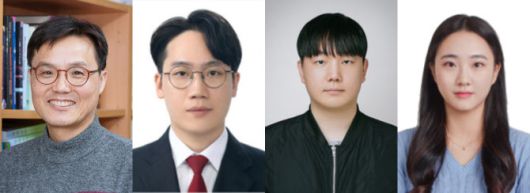 (왼쪽부터)성균관대 의학과 김근형 교수, 김원진 박사, 구영원 박사, 허가은 석사과정생. (사진=성균관대)