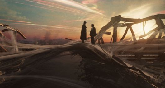 영화 ‘전지적 독자 시점’의 배우 이민호와 안효섭. (사진=롯데엔터테인먼트 제공).