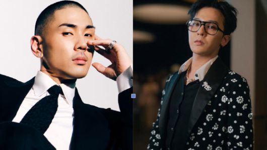 프로듀서 빈스(왼쪽)와 지드래곤.