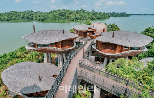 반얀트리가 야생동물구역에서 운영 중인 ‘만다이 레인포레스트 리조트’ (사진=반얀트리 그룹)