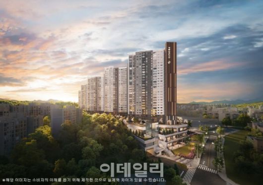 탑석 푸르지오 파크7 투시도. (사진=대우건설)