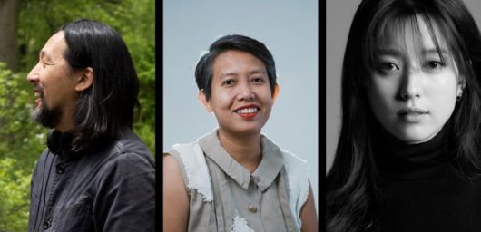 (왼쪽부터) 코고나다, 율리아 에비나 바하라, 한효주.