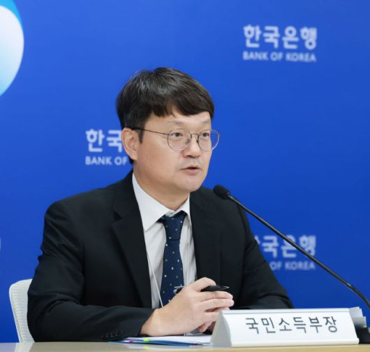 김화용 한국은행 국민소득부장이 3일 오전 서울 중구 한국은행에서 열린 2025년 2·4분기 국민소득(잠정) 기자설명회에서 발언하고 있다.(사진=한국은행)