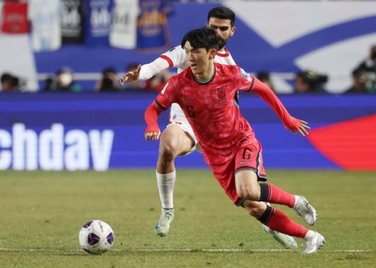 2026 북중미 월드컵 아시아 3차 예선 요르단전에서 나선 황인범의 모습. 사진=연합뉴스