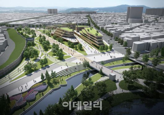 수원 영화 문화관광지구 조감도.(사진=수원시)