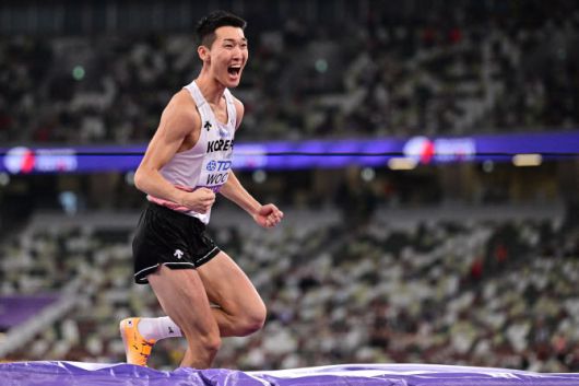 우상혁(용인시청). 사진=AFPBB NEWS