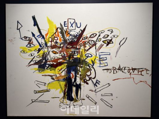 장 미셸 바스키아 ‘엑수’(EXU, 1988). (사진=장병호 기자)