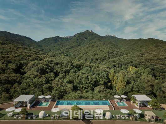 안토 회원 전용 인피니티풀의 모습 (사진=한화호텔앤드리조트)