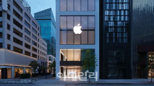 리뉴얼된 애플스토어 긴자점 전경(사진=애플)